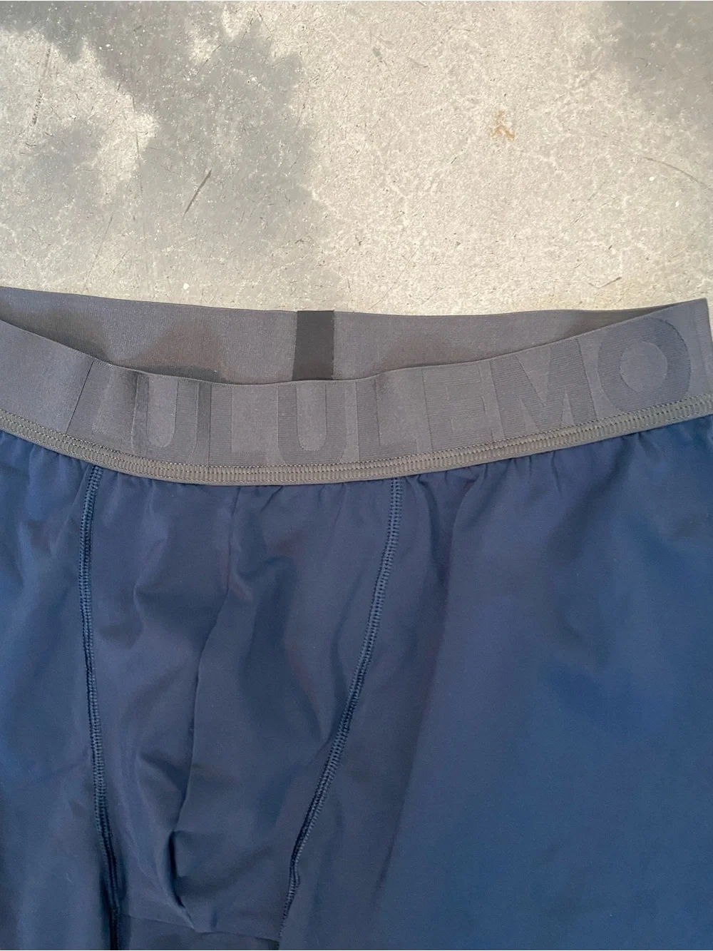 lululemon athletica Boxer Brief 3-Pack — Navy, Teal & Gray 6” Sz L (Sep A-2)
